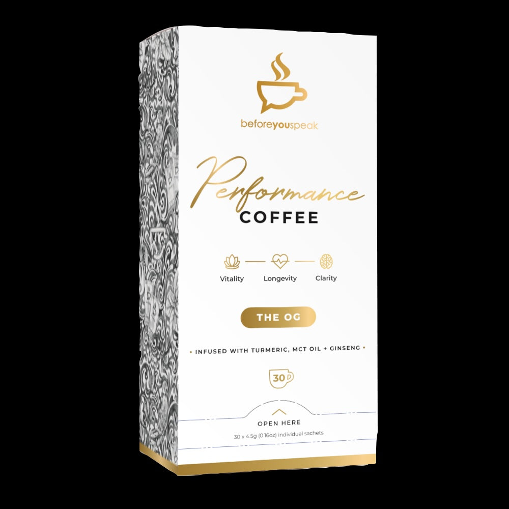 Before You Speak Performance Coffee- 30 day pack