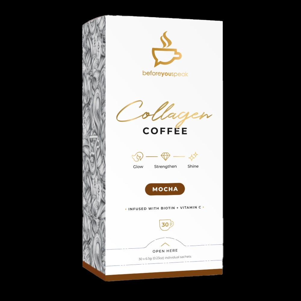 Before You Speak Collagen Mocha 30 Day pack