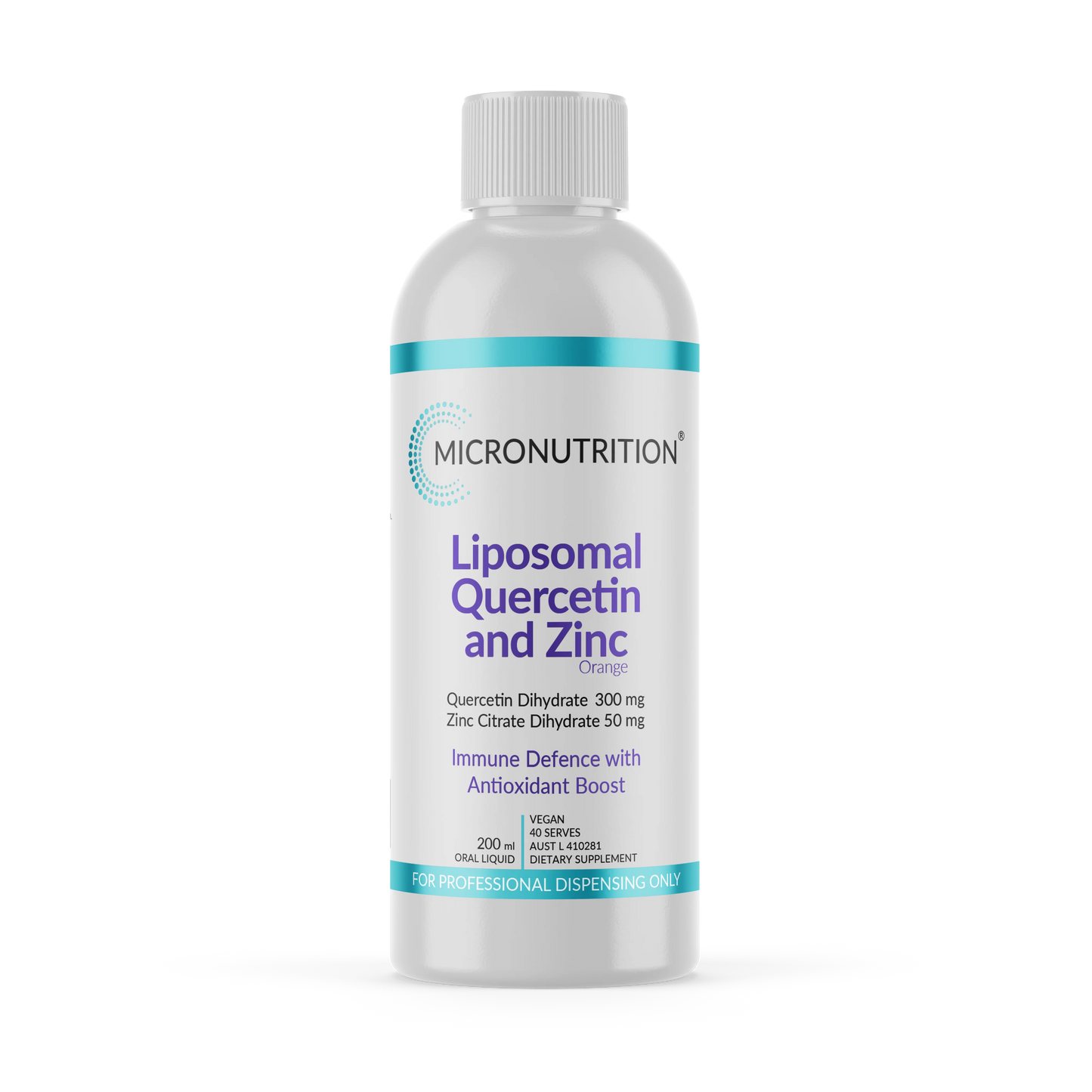 Micronutrition Liposomal Quercetin and Zinc - 200ml