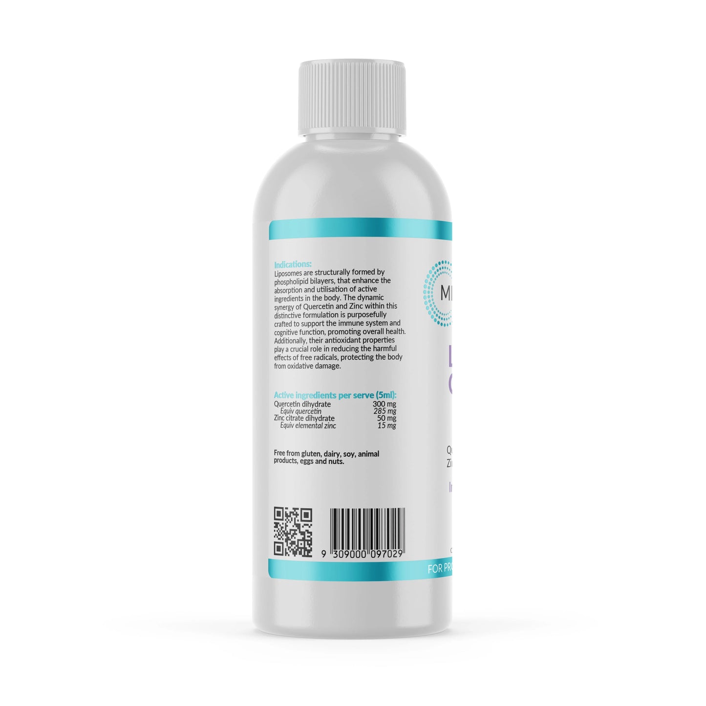 Micronutrition Liposomal Quercetin and Zinc - 200ml