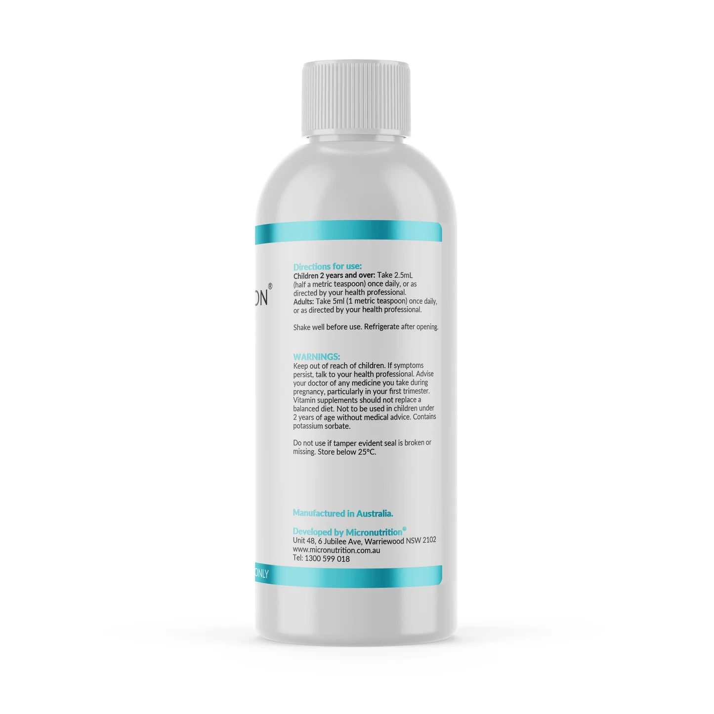 Micronutrition Liposomal Quercetin and Zinc - 200ml