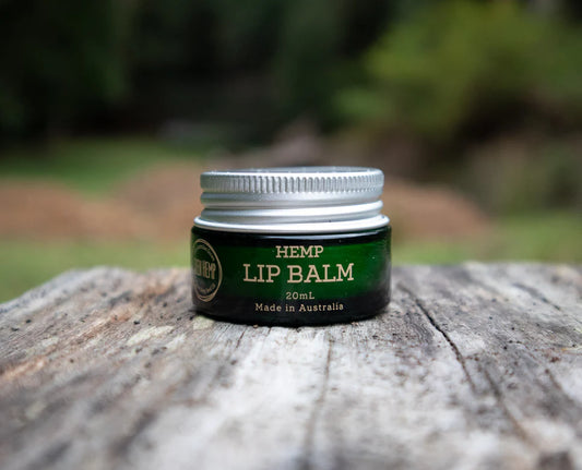 Green Hemp Lip Balm 20 ml jar- Unscented or Vanilla