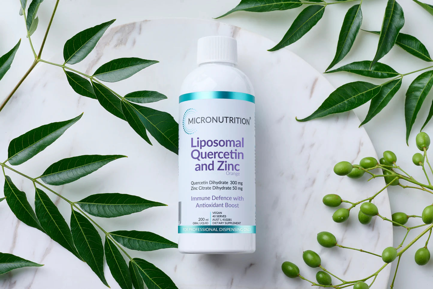 Micronutrition Liposomal Quercetin and Zinc - 200ml
