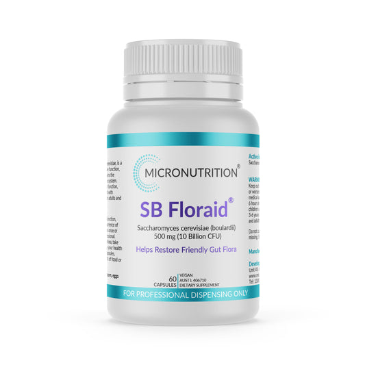 Micronutrition SB Floraid® (Saccharomyces boulardii) - 60 Capsules