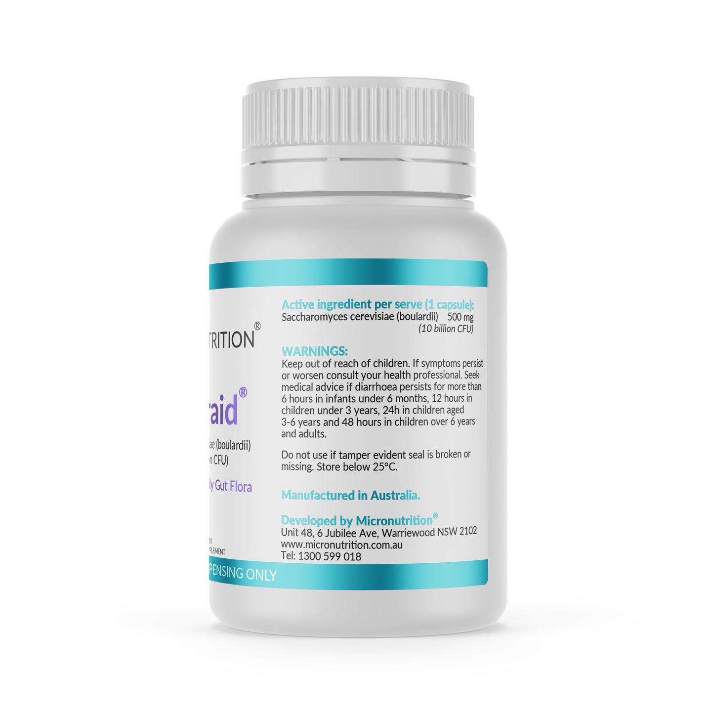 Micronutrition SB Floraid® (Saccharomyces boulardii) - 60 Capsules