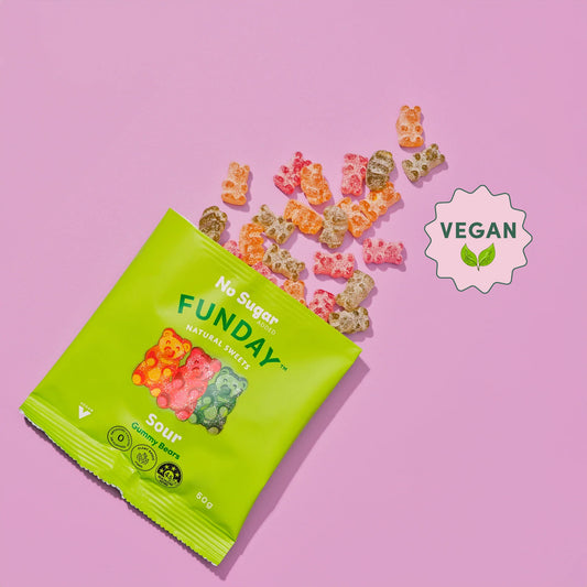 Funday Natural Sweets- Sour Gummy Bears