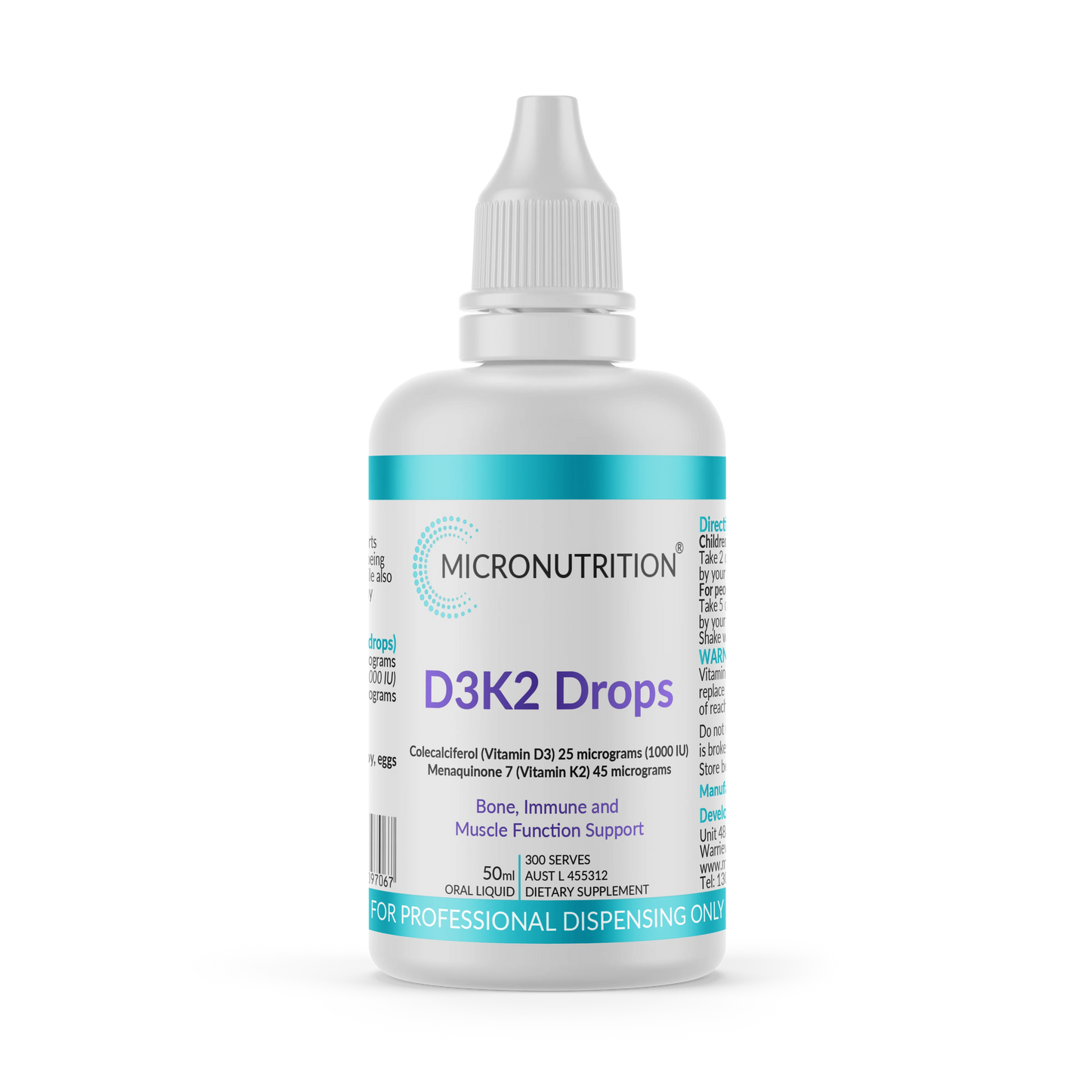 Micronutrition D3K2 Drops - 50ml