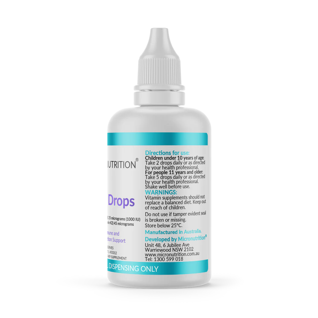 Micronutrition D3K2 Drops - 50ml