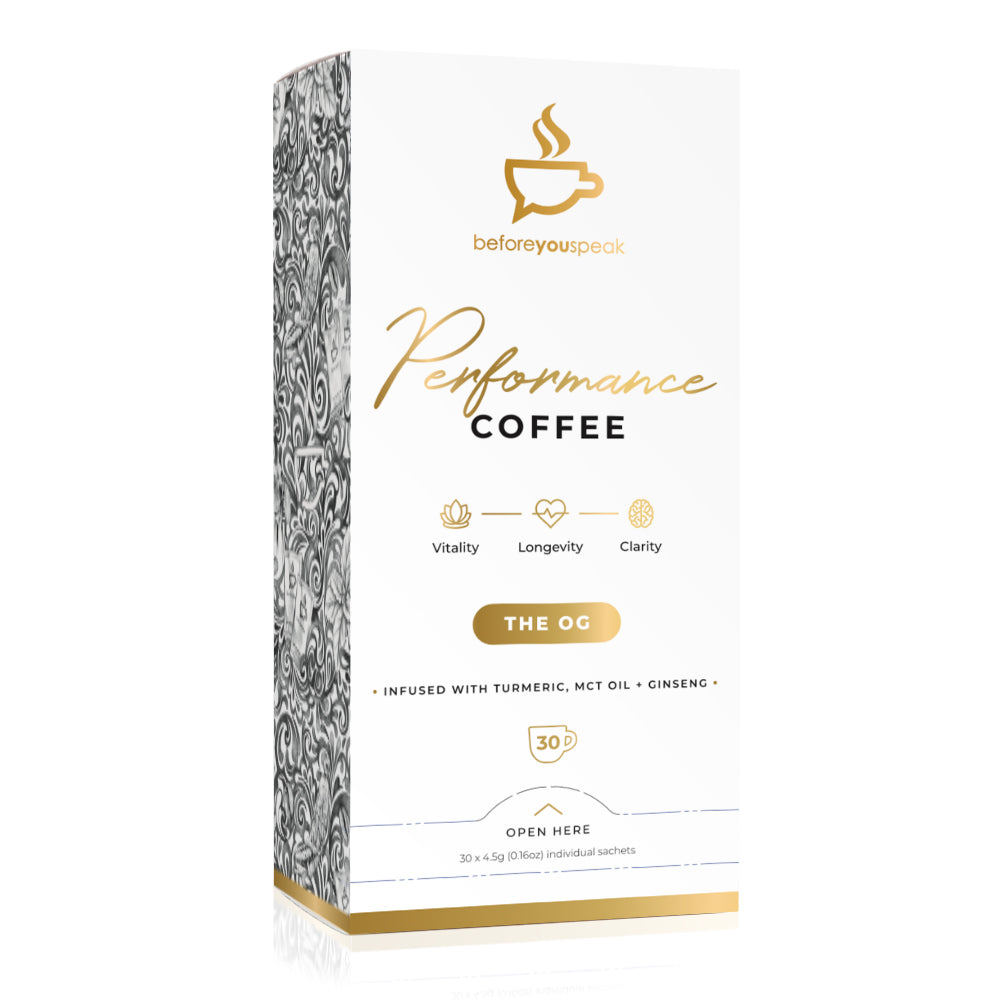 Before You Speak Performance Coffee- 30 day pack