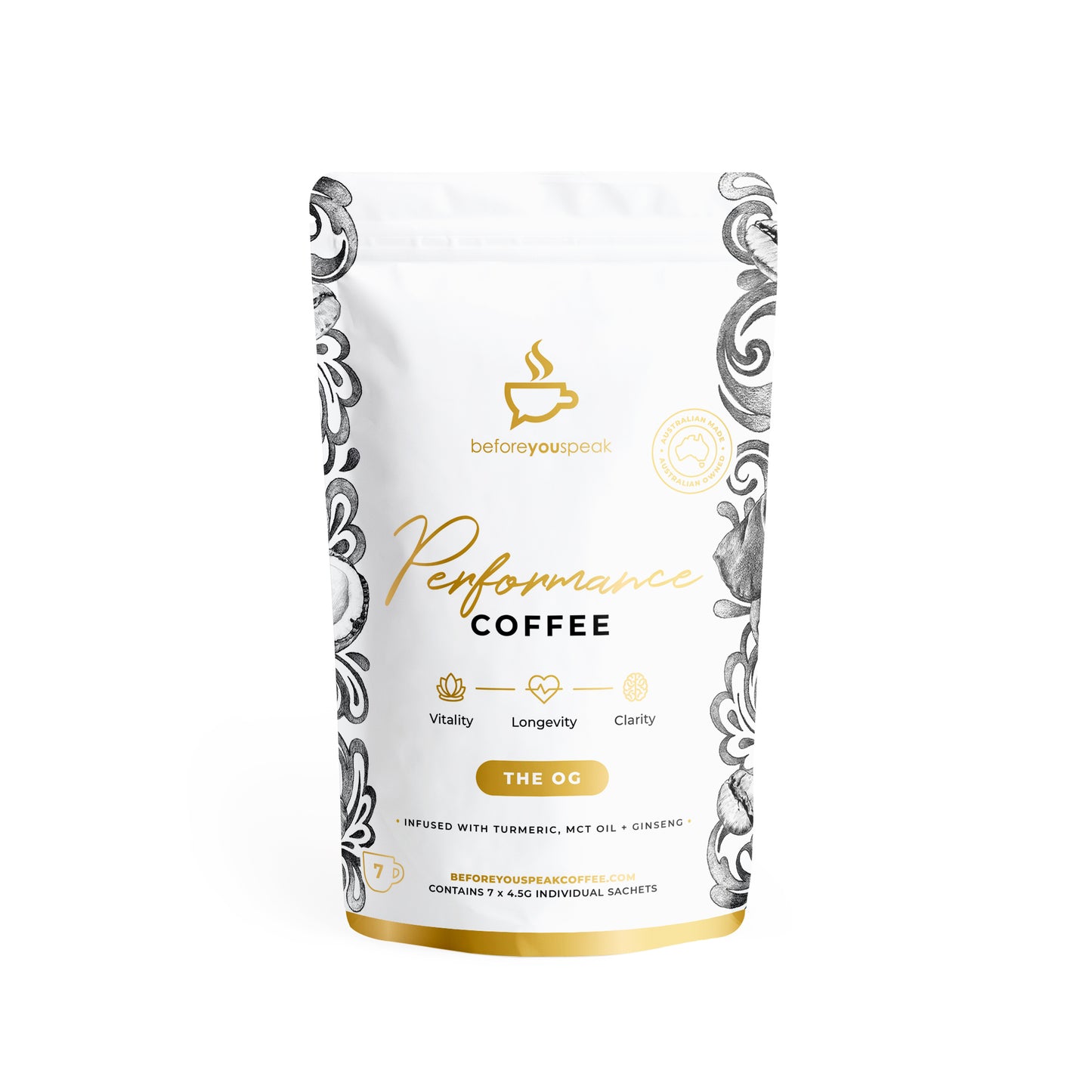 Before You Speak Performance Coffee- 7 day pack