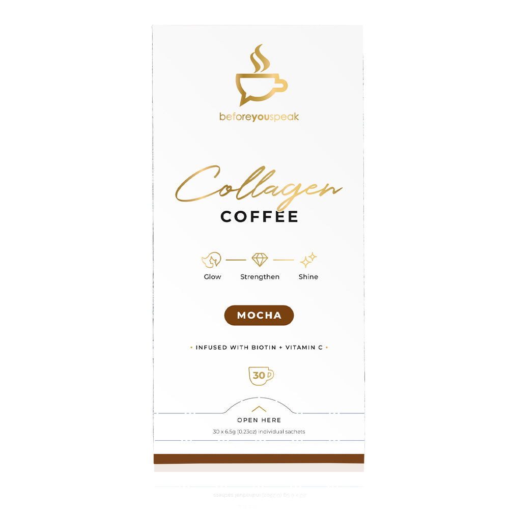 Before You Speak Collagen Mocha 30 Day pack