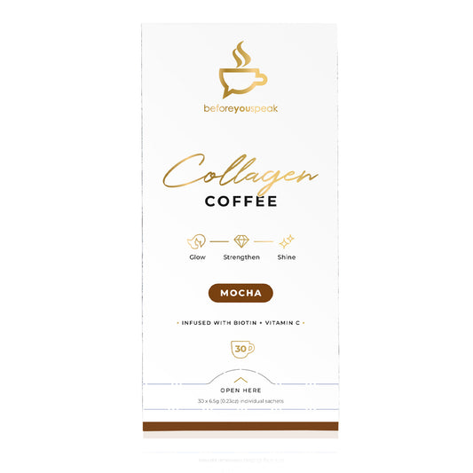Before You Speak Collagen Mocha 30 Day pack