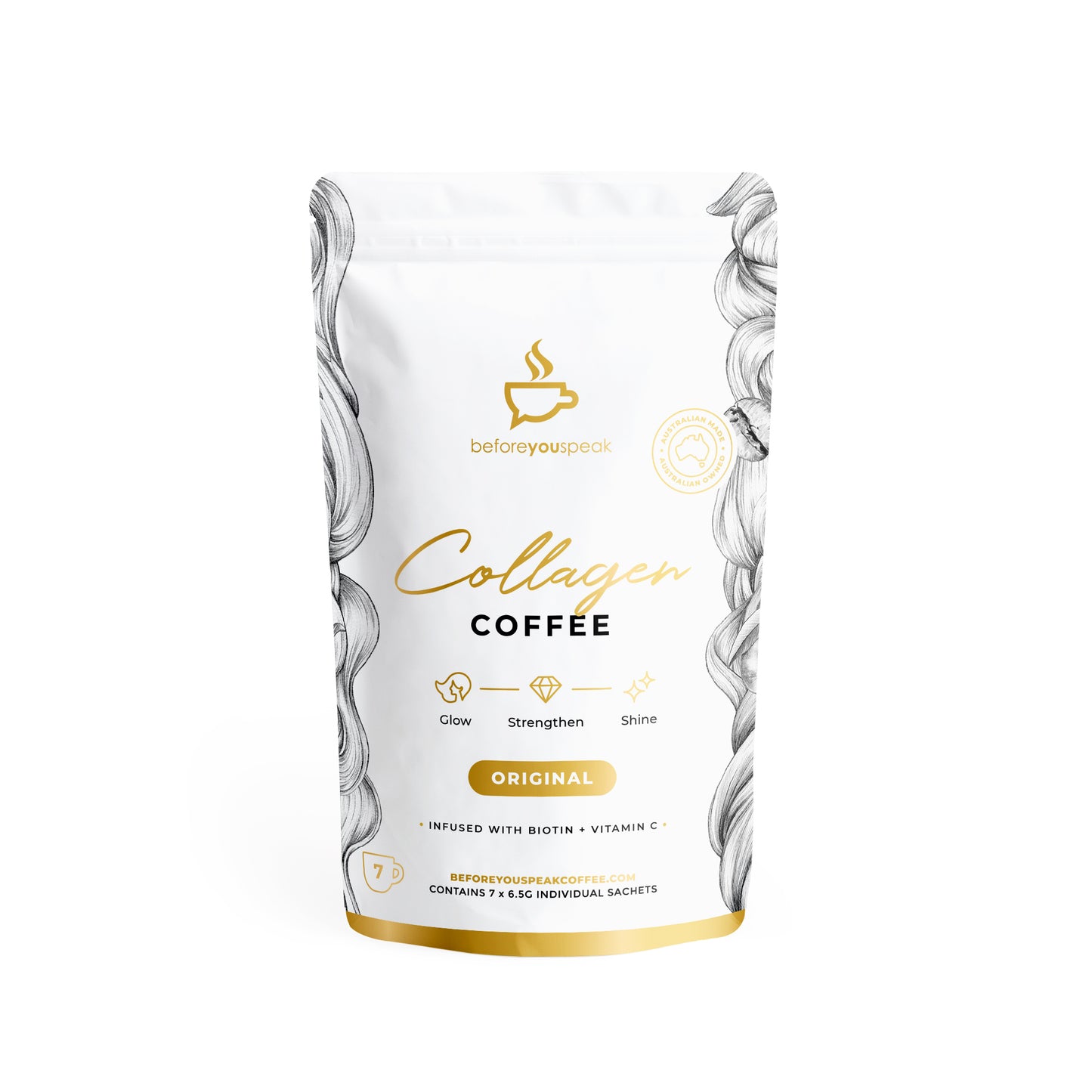 Before You Speak Collagen Coffee- 7 day pack