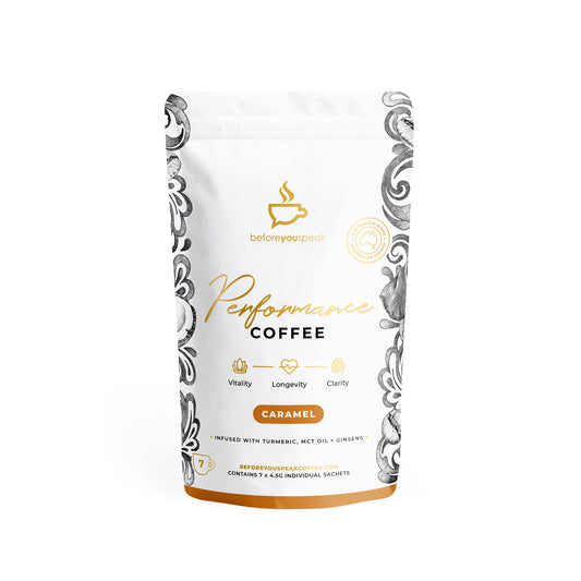 Before You Speak- Performance Coffee- Caramel-7 day pack