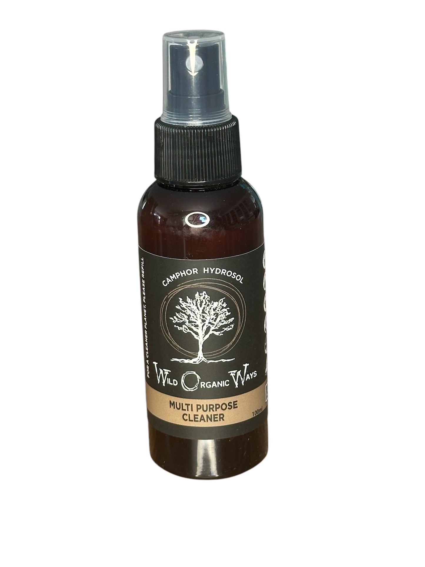 WOW Multi Purpose Cleaner - A truly Natural, Organic Surface Cleaner- 100ml- Take anywhere bottle