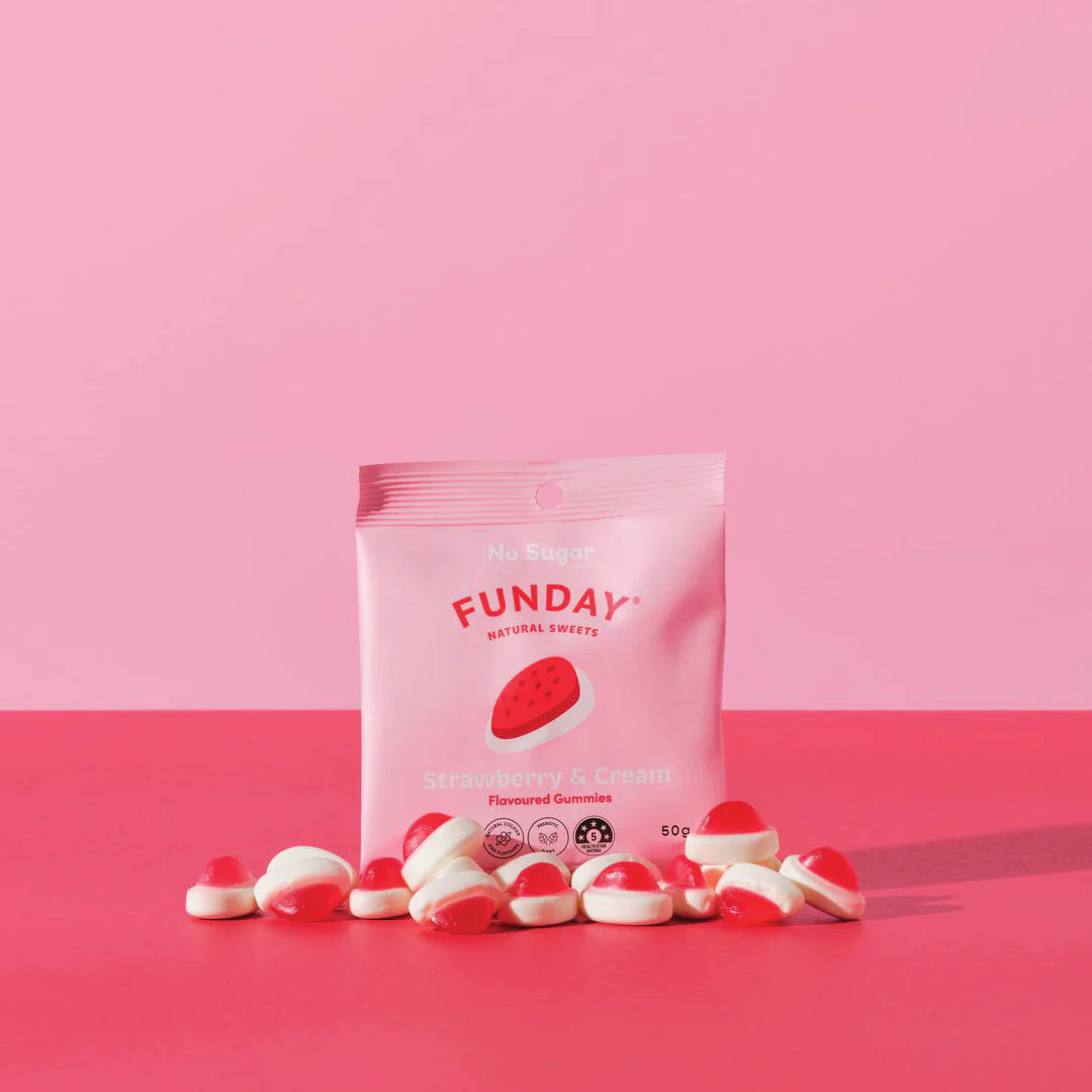 Funday Natural Sweets- Strawberry and Cream